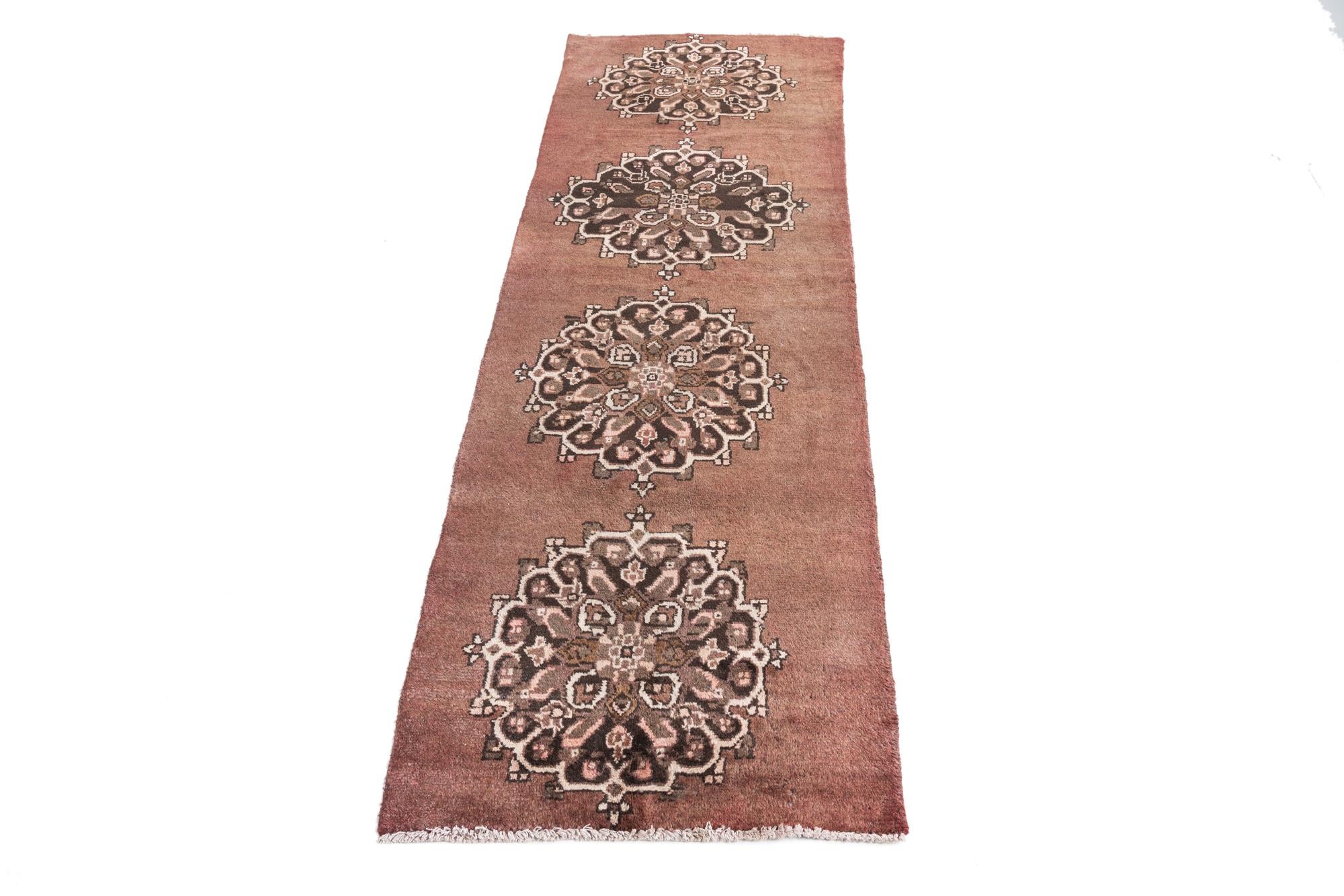 2' 3 x 7' Hand Knotted Ultra Vintage Persian Wool Runner Rug