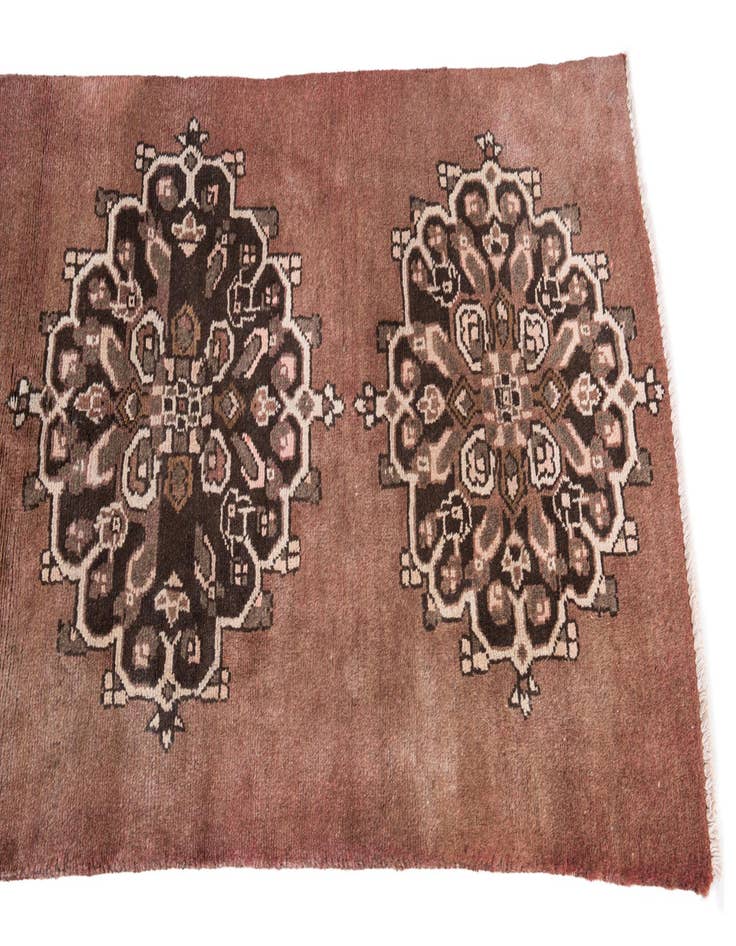 Detail image of 2' 3 x 7'  Hand Knotted Ultra Vintage Persian Wool Runner Rug