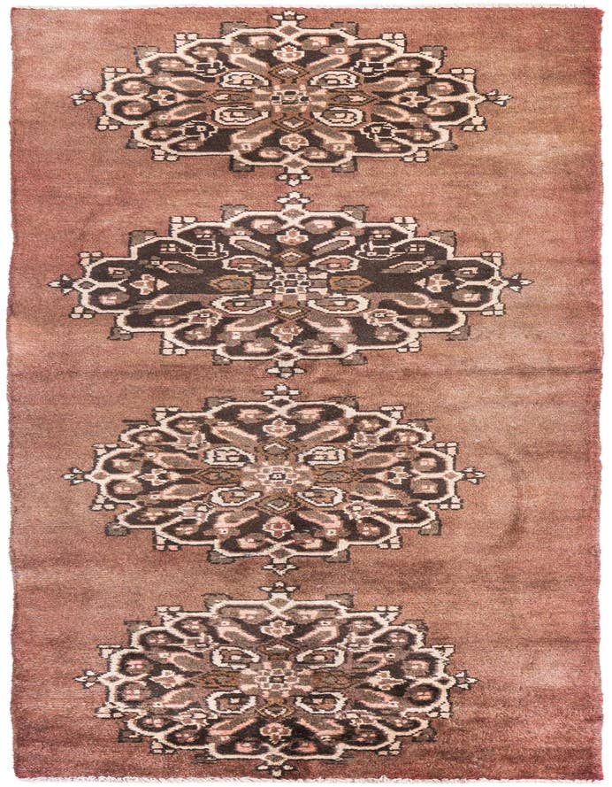 Detail image of 2' 3 x 7' Hand Knotted Ultra Vintage Persian Wool Runner Rug