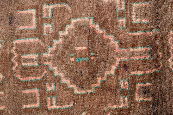 3' 2 x 6' 4 Hand Knotted Ultra Vintage Persian Wool Runner Rug