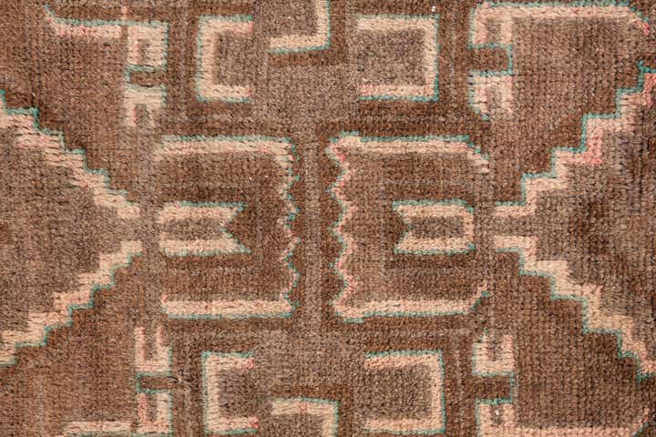 3' 2 x 6' 4 Hand Knotted Ultra Vintage Persian Wool Runner Rug