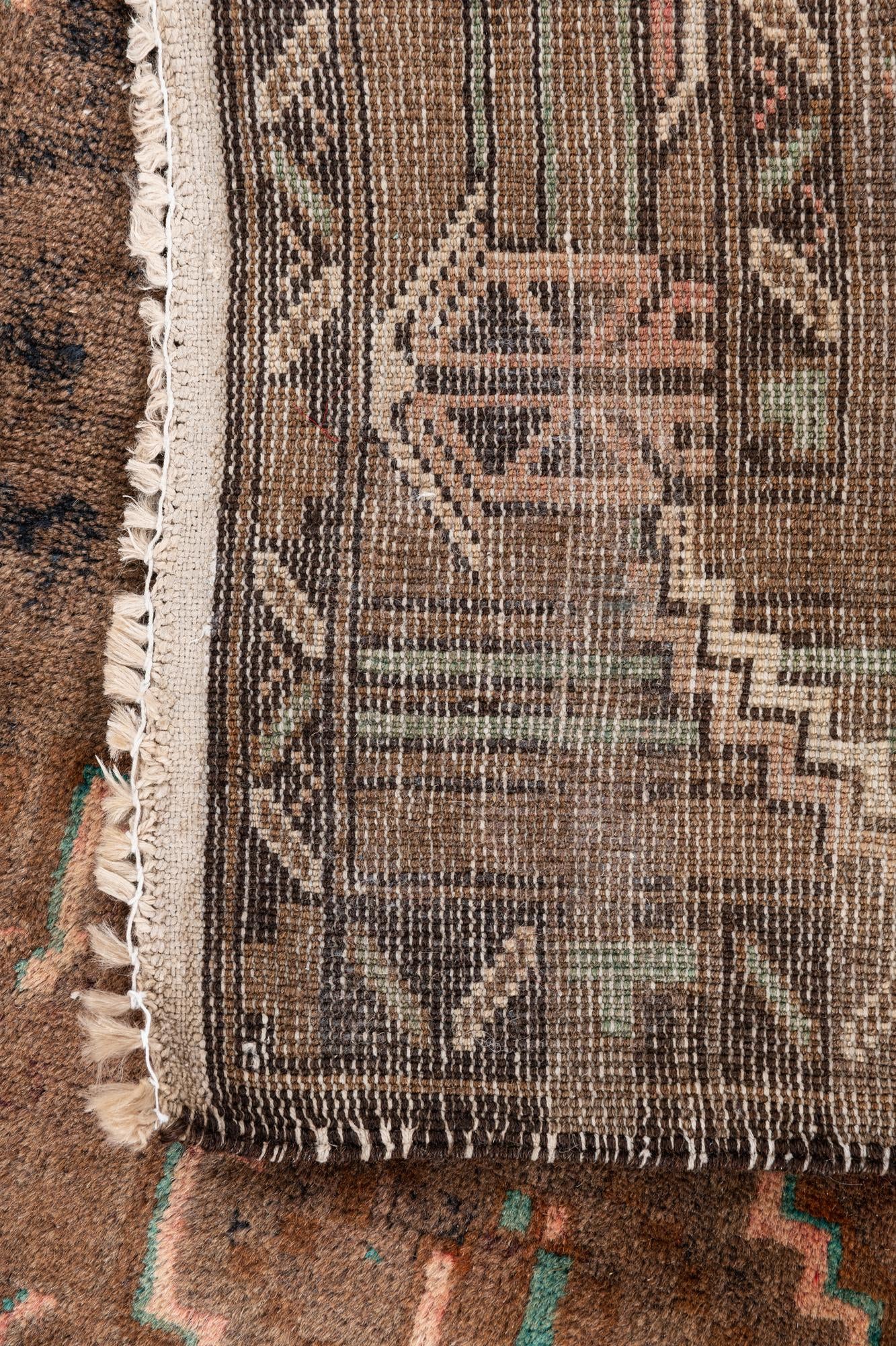 3' 2 x 6' 4 Hand Knotted Ultra Vintage Persian Wool Runner Rug