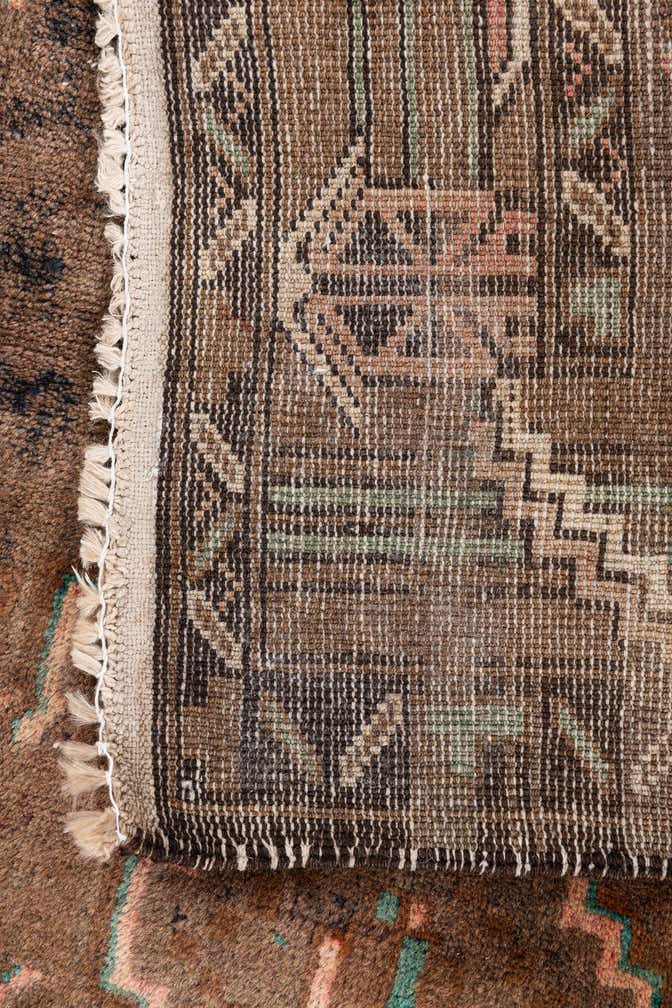 3' 2 x 6' 4 Hand Knotted Ultra Vintage Persian Wool Runner Rug