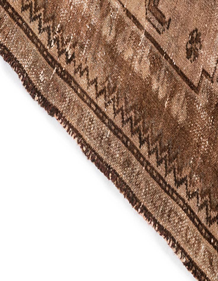 Detail image of 2' 3 x 5' 9  Hand Knotted Ultra Vintage Persian Wool Runner Rug