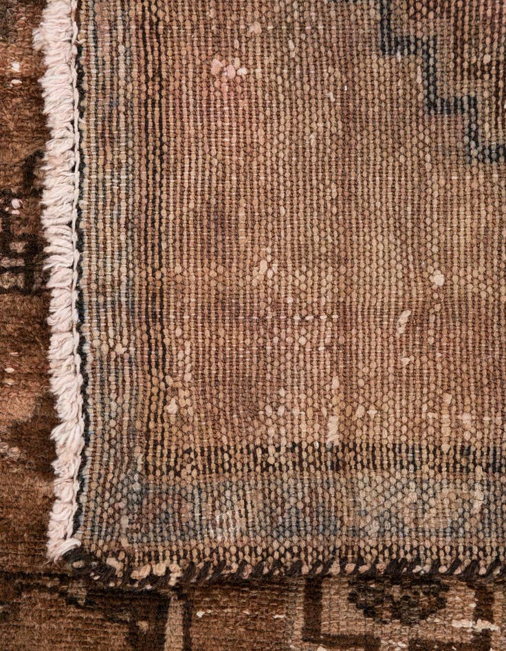 Detail image of 2' 3 x 5' 9  Hand Knotted Ultra Vintage Persian Wool Runner Rug