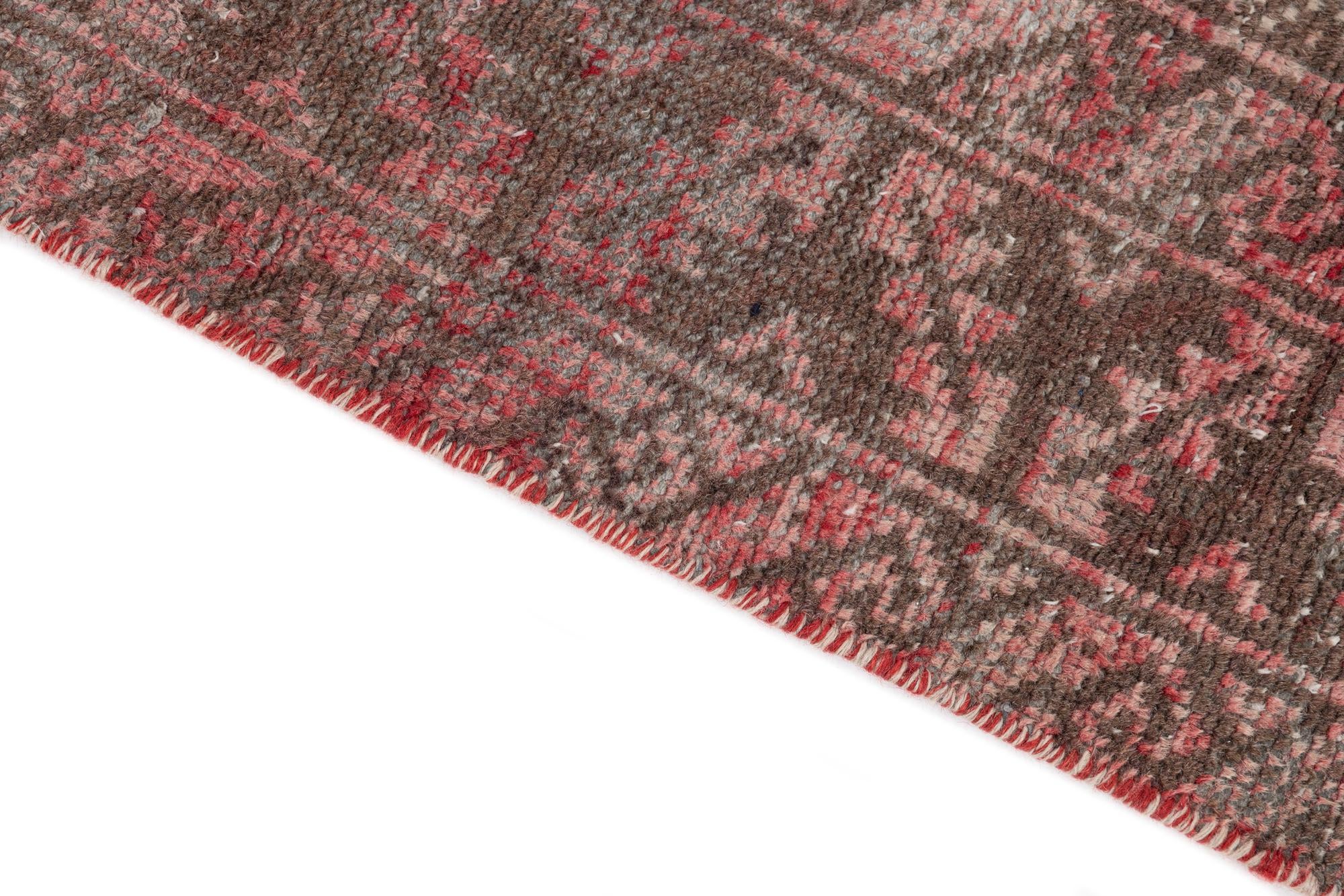 3' x 6' Hand Knotted Ultra Vintage Persian Wool Runner Rug