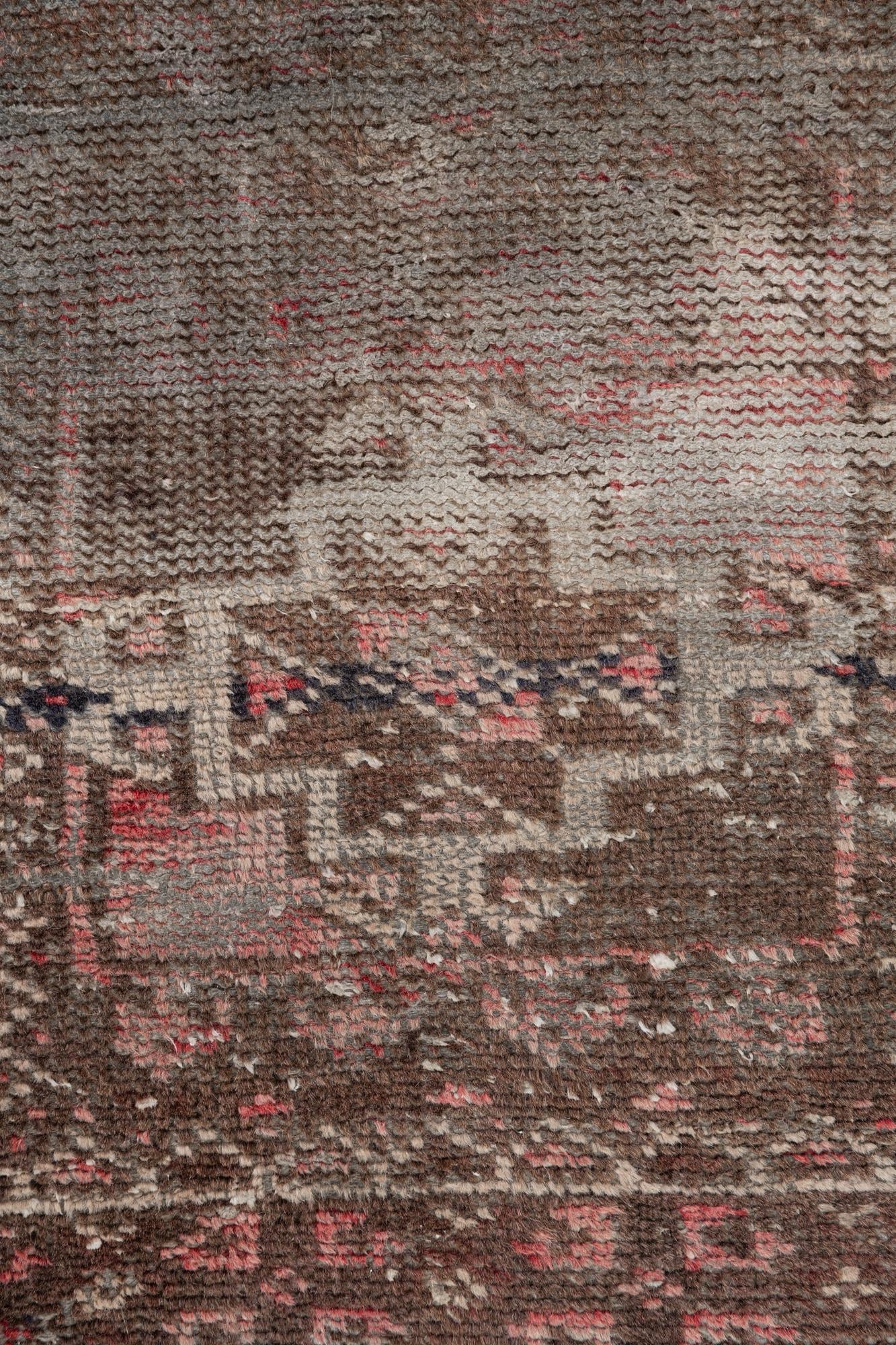 3' x 6' Hand Knotted Ultra Vintage Persian Wool Runner Rug