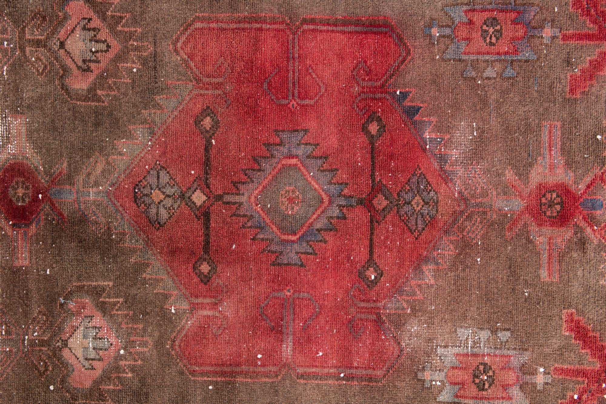 3' 6 x 10' 5 Hand Knotted Ultra Vintage Persian Wool Runner Rug
