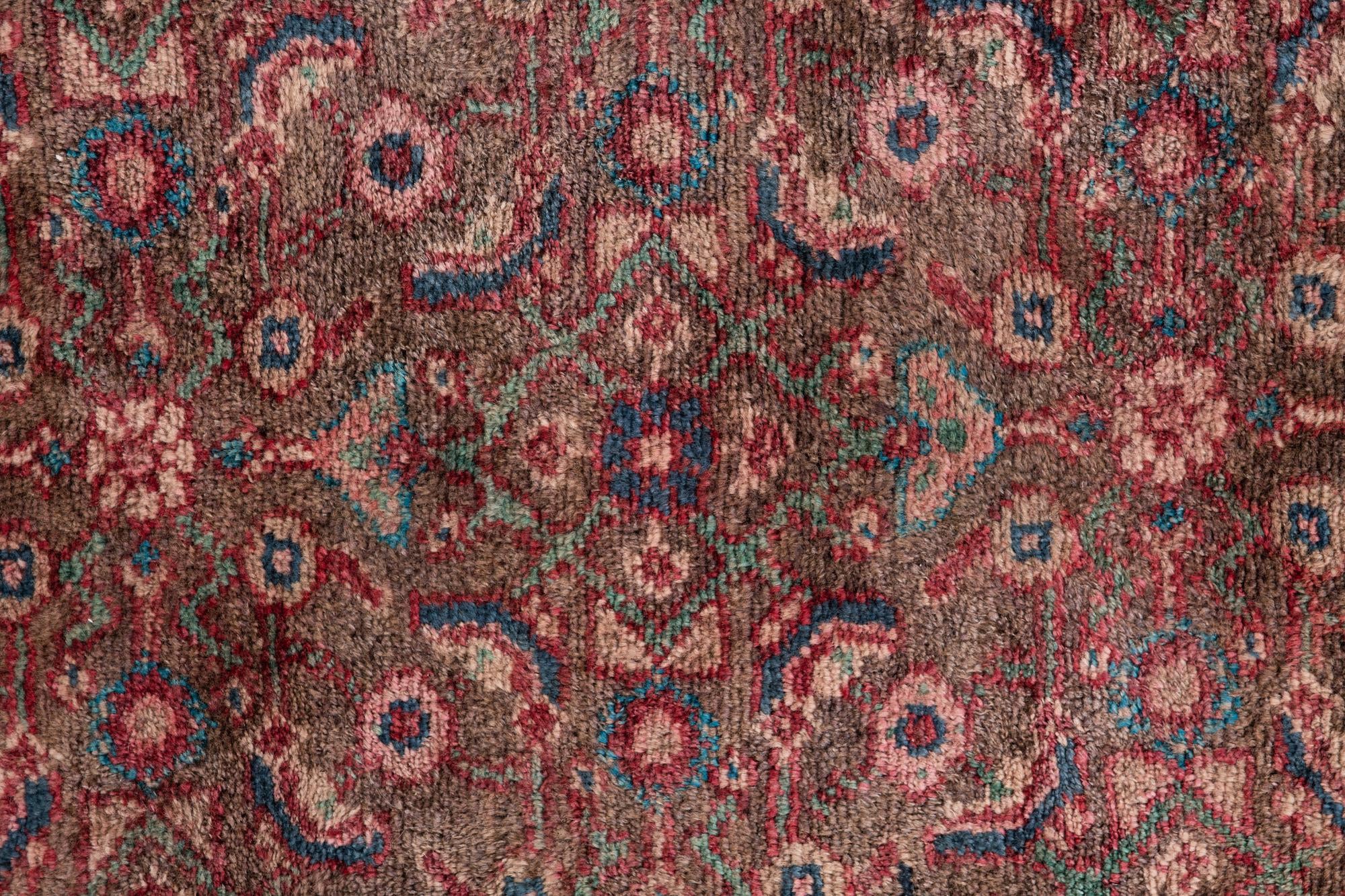 3' 5 x 9' 8 Hand Knotted Ultra Vintage Persian Wool Runner Rug