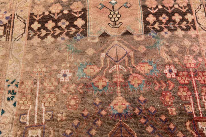 5' x 10' 2 Hand Knotted Ultra Vintage Persian Wool Runner Rug