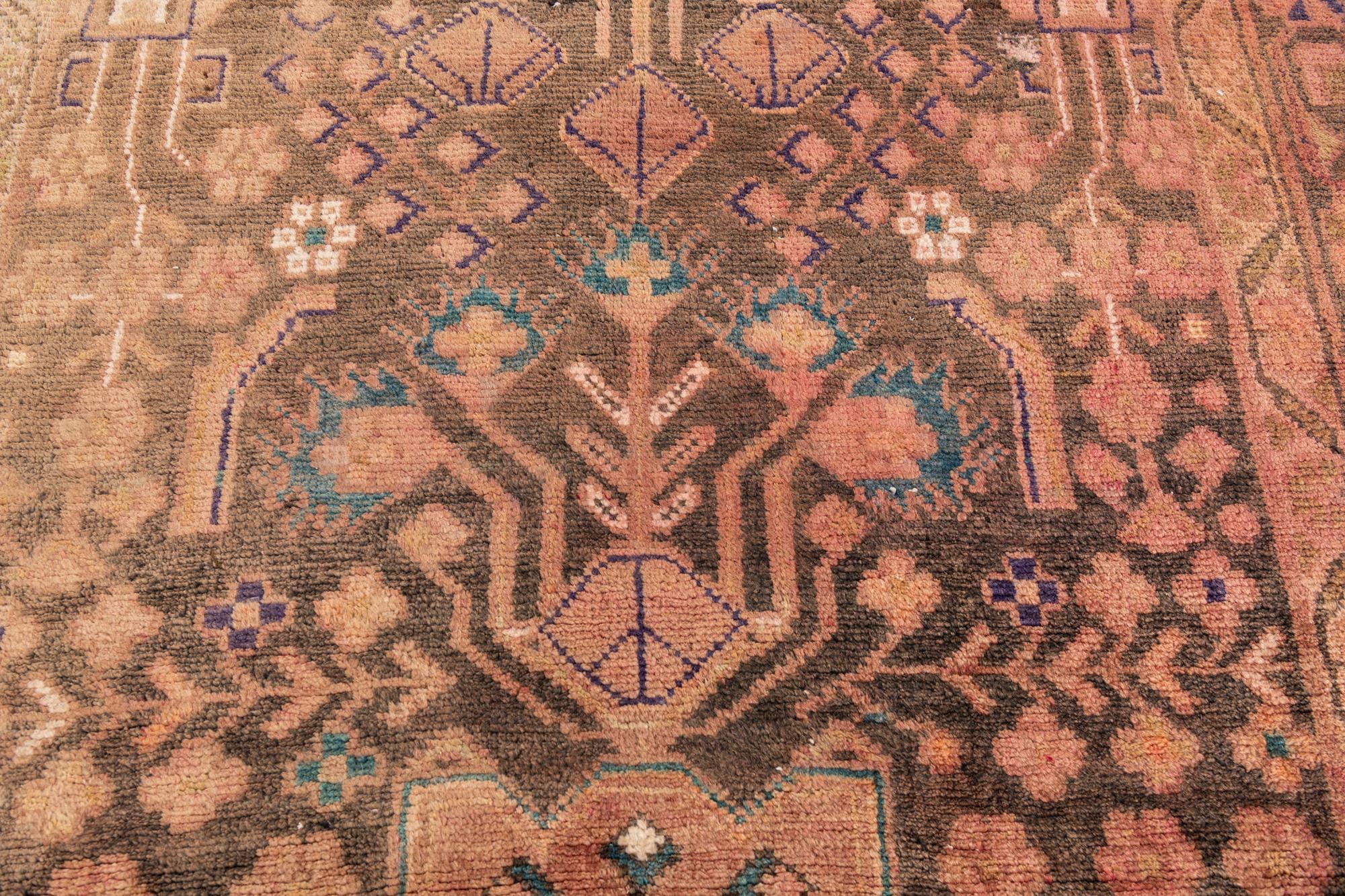 5' x 10' 2 Hand Knotted Ultra Vintage Persian Wool Runner Rug