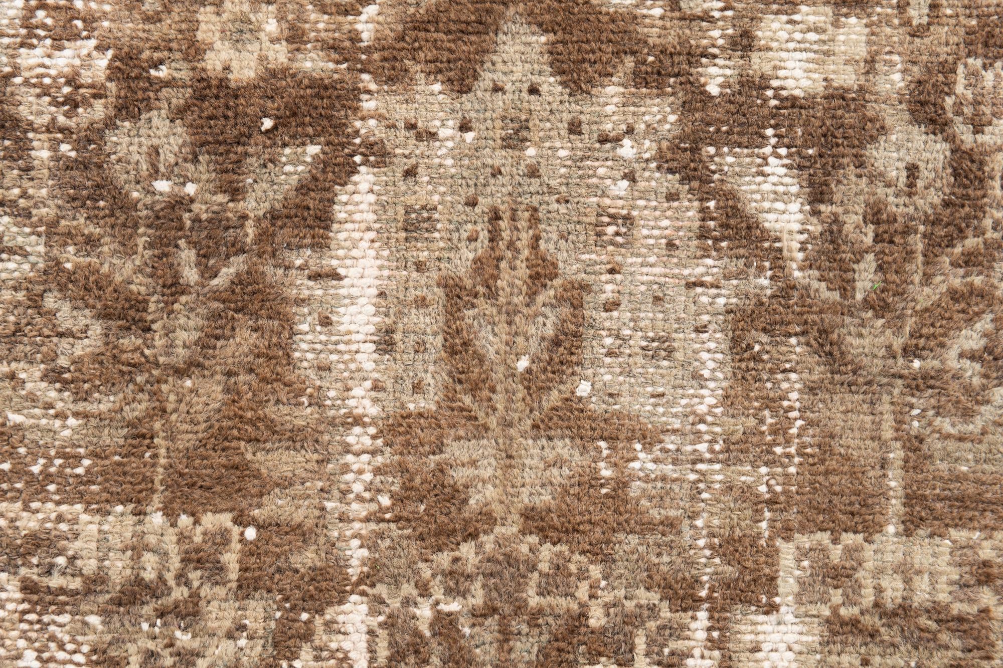 2' 2 x 9' 5 Hand Knotted Ultra Vintage Persian Wool Runner Rug