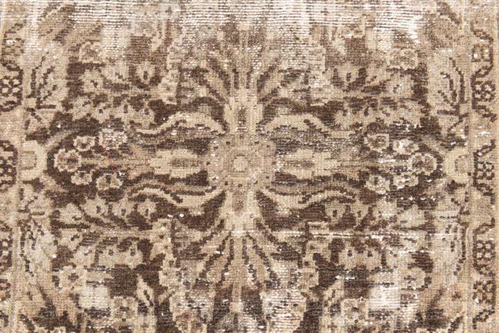 2' 2 x 9' 5 Hand Knotted Ultra Vintage Persian Wool Runner Rug