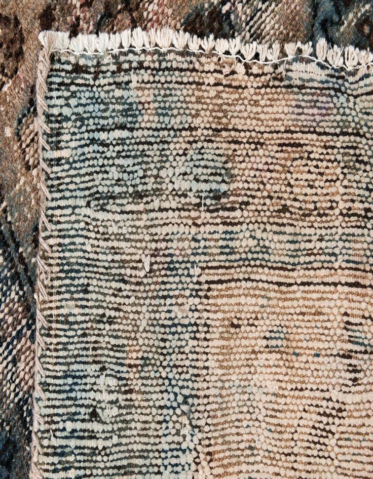 Detail image of 3' 2 x 6' 6  Hand Knotted Ultra Vintage Persian Wool Runner Rug