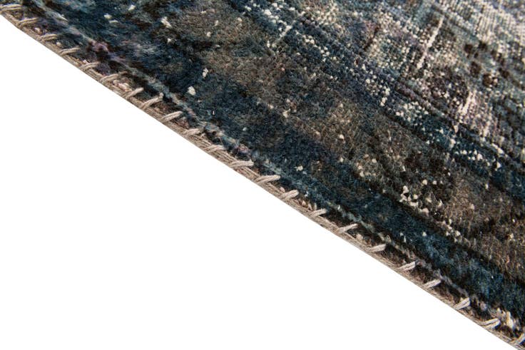 Detail image of 3' 2 x 6' 6 Hand Knotted Ultra Vintage Persian Wool Runner Rug