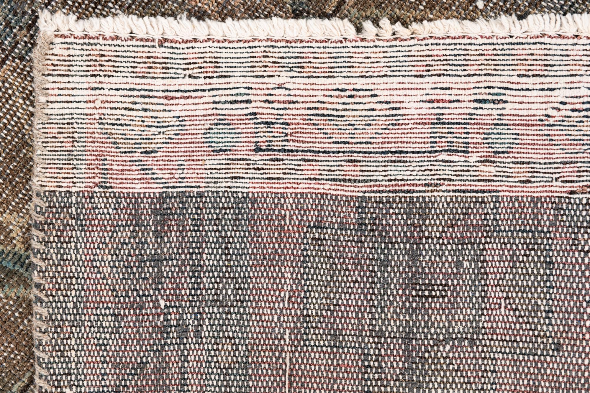 3' 5 x 9' 9 Hand Knotted Ultra Vintage Persian Wool Runner Rug
