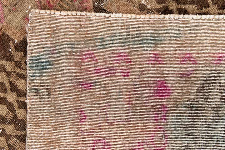 4' 6 x 9' 2 Hand Knotted Ultra Vintage Persian Wool Runner Rug