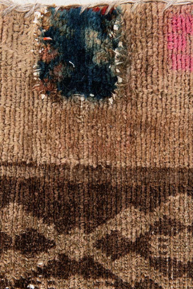 4' 6 x 9' 2 Hand Knotted Ultra Vintage Persian Wool Runner Rug