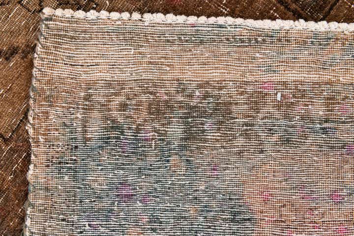 4' x 7' 8 Hand Knotted Ultra Vintage Persian Wool Runner Rug