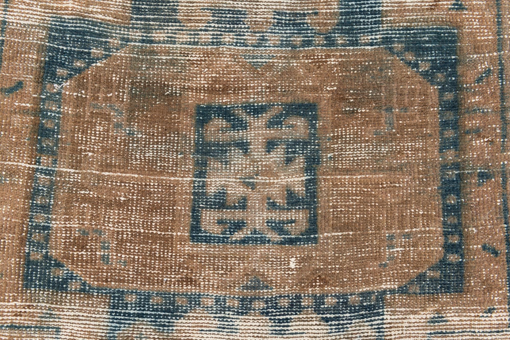 2' 7 x 10' Hand Knotted Ultra Vintage Persian Wool Runner Rug