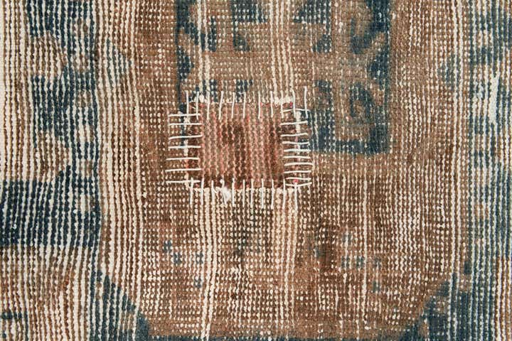 2' 7 x 10' Hand Knotted Ultra Vintage Persian Wool Runner Rug