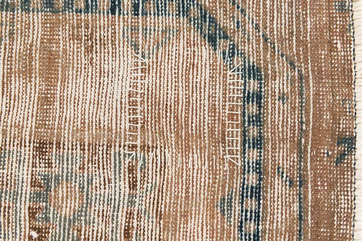 2' 7 x 10' Hand Knotted Ultra Vintage Persian Wool Runner Rug