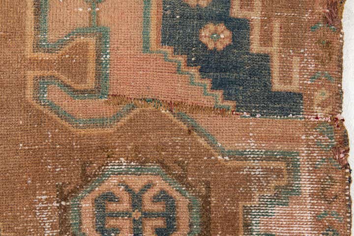 3' 8 x 8' 1 Hand Knotted Ultra Vintage Persian Wool Runner Rug