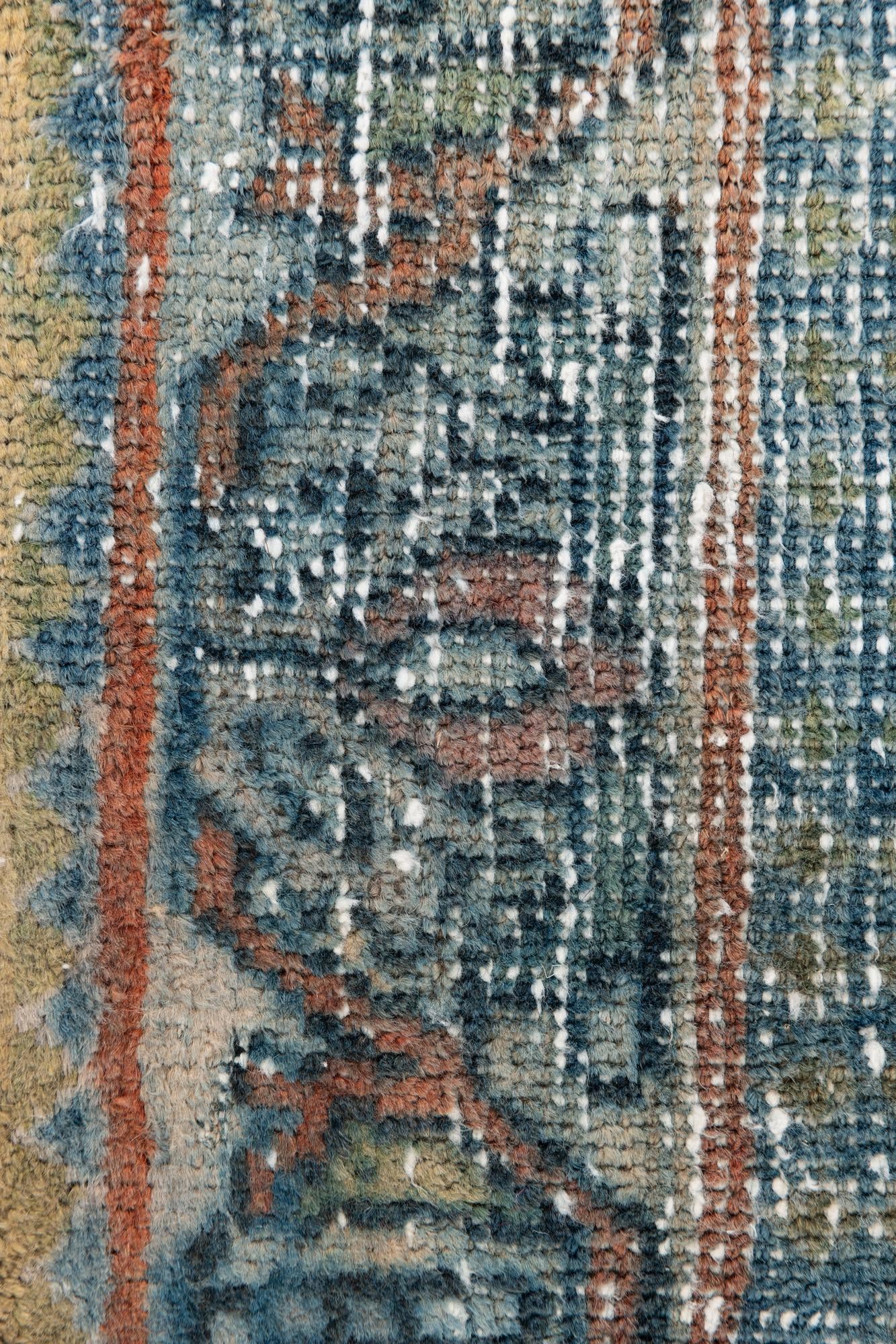 3' 1 x 8' 1 Hand Knotted Ultra Vintage Persian Wool Runner Rug