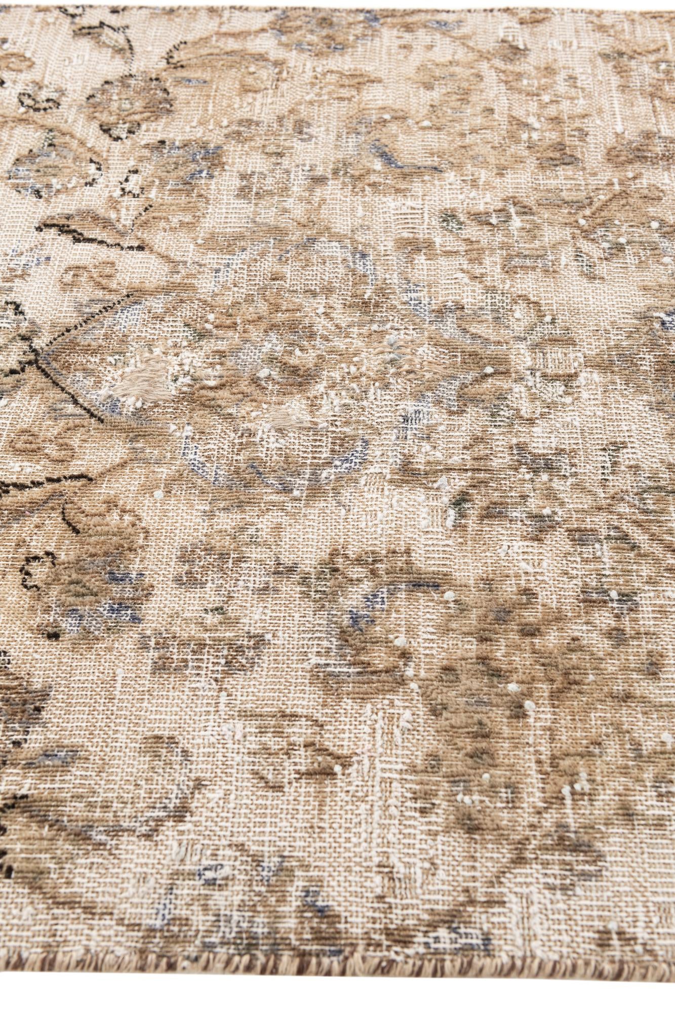 2' 9 x 9' 7 Hand Knotted Ultra Vintage Persian Wool Runner Rug