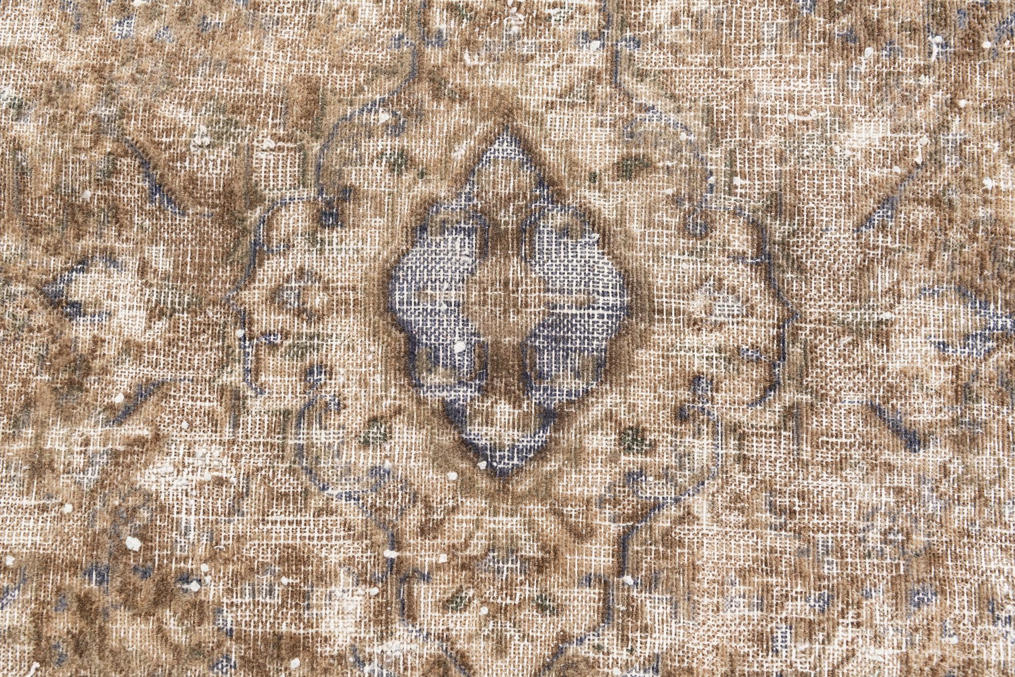 2' 9 x 9' 7 Hand Knotted Ultra Vintage Persian Wool Runner Rug