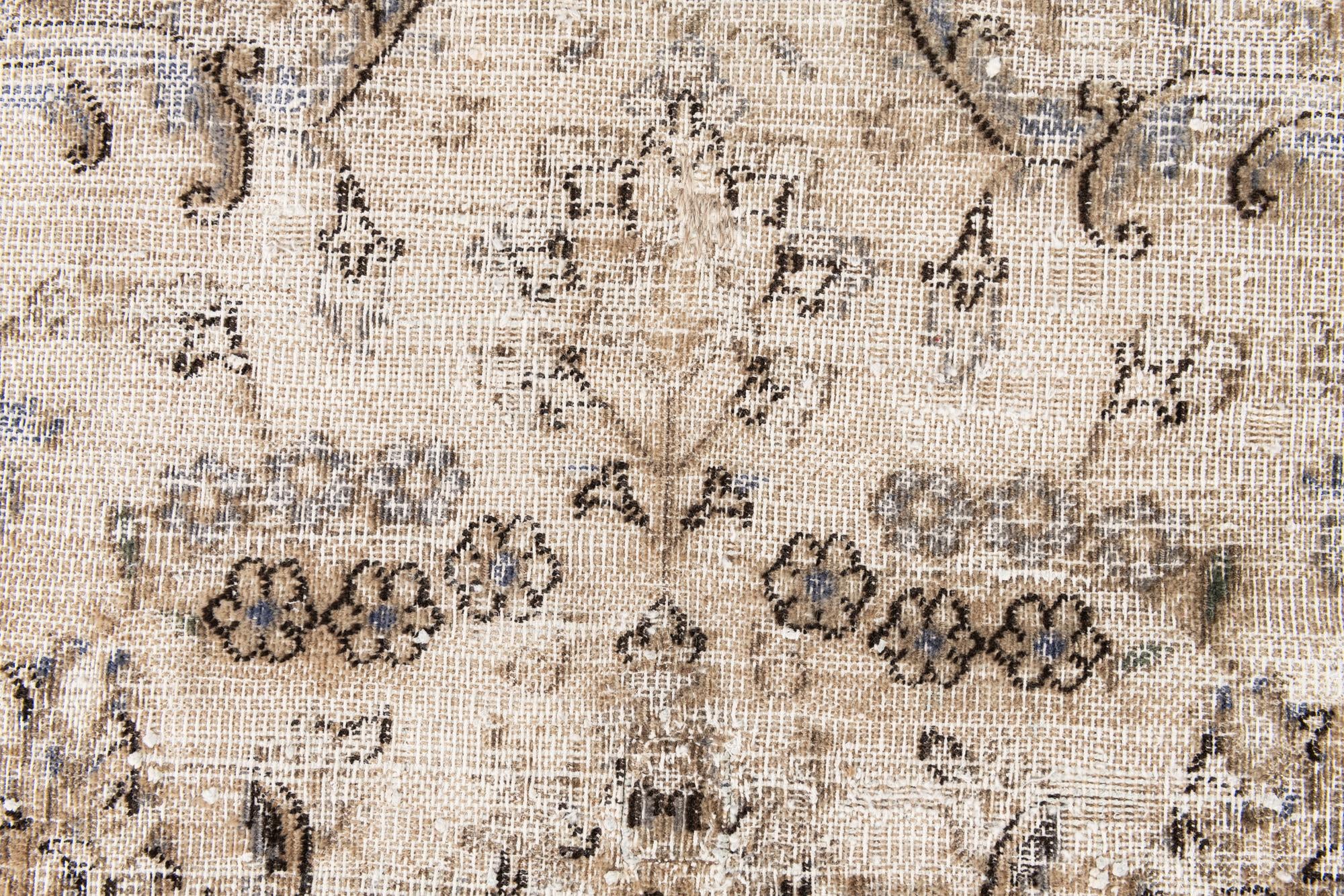 2' 9 x 9' 7 Hand Knotted Ultra Vintage Persian Wool Runner Rug