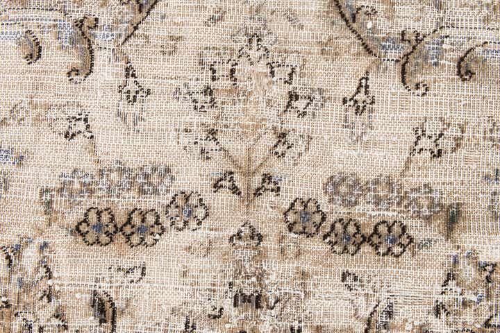 2' 9 x 9' 7 Hand Knotted Ultra Vintage Persian Wool Runner Rug