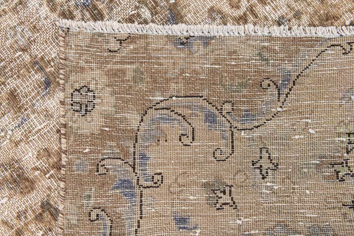 2' 9 x 9' 7 Hand Knotted Ultra Vintage Persian Wool Runner Rug