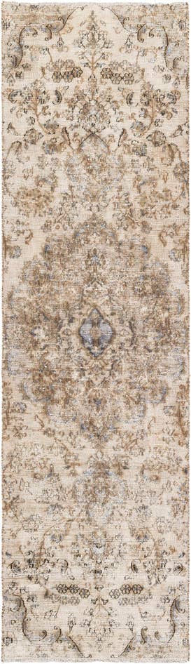 Detail image of 2' 9 x 9' 7 Hand Knotted Ultra Vintage Persian Wool Runner Rug