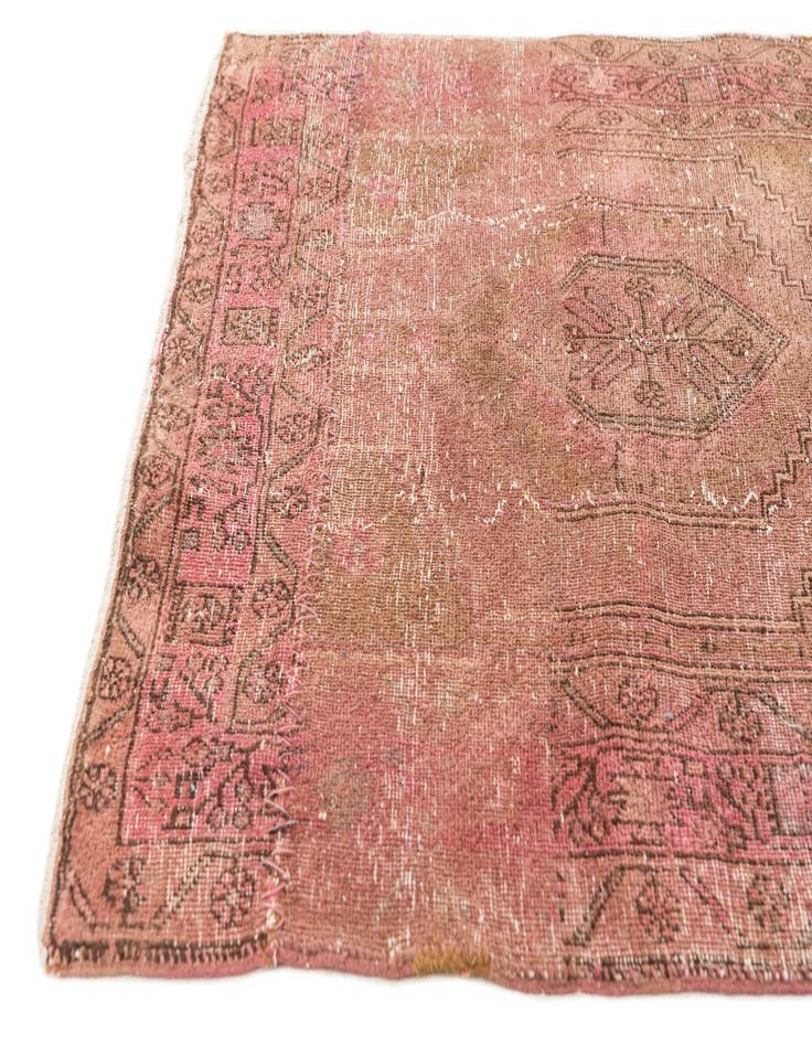 Detail image of 3' 4 x 12' 3  Hand Knotted Ultra Vintage Persian Wool Runner Rug