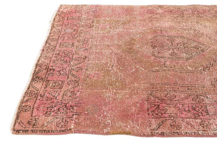 3' 4 x 12' 3 Hand Knotted Ultra Vintage Persian Wool Runner Rug