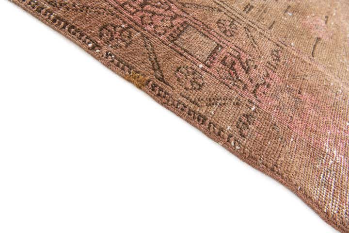 3' 4 x 12' 3 Hand Knotted Ultra Vintage Persian Wool Runner Rug