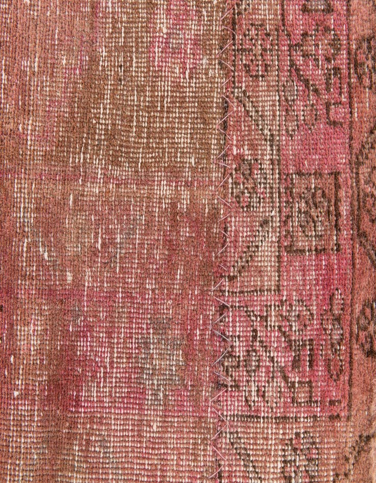 Detail image of 3' 4 x 12' 3  Hand Knotted Ultra Vintage Persian Wool Runner Rug