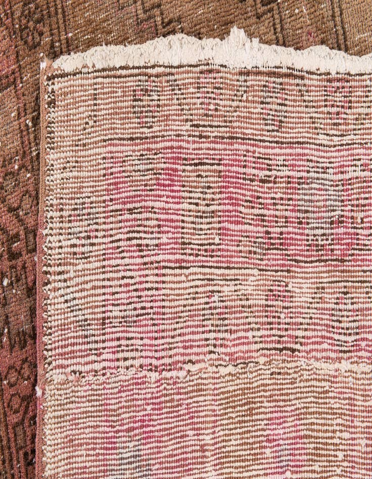 Detail image of 3' 4 x 12' 3  Hand Knotted Ultra Vintage Persian Wool Runner Rug