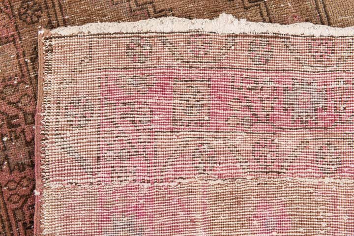 3' 4 x 12' 3 Hand Knotted Ultra Vintage Persian Wool Runner Rug