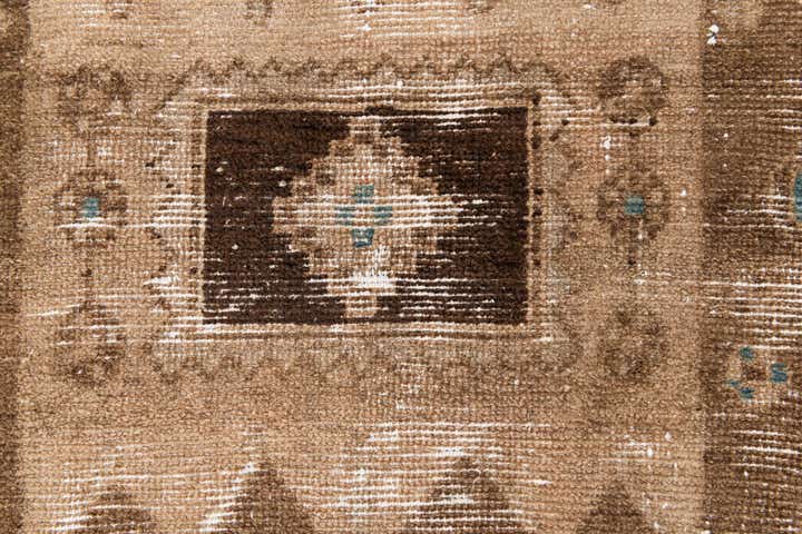2' 10 x 7' 6 Hand Knotted Ultra Vintage Persian Wool Runner Rug