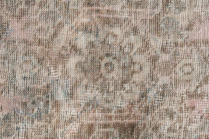 3' 7 x 8' 10 Hand Knotted Ultra Vintage Persian Wool Runner Rug