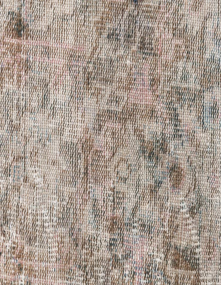 Detail image of 3' 7 x 8' 10  Hand Knotted Ultra Vintage Persian Wool Runner Rug