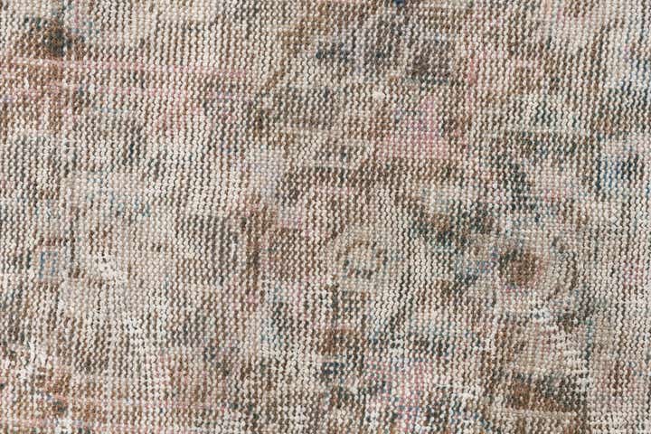 3' 7 x 8' 10 Hand Knotted Ultra Vintage Persian Wool Runner Rug