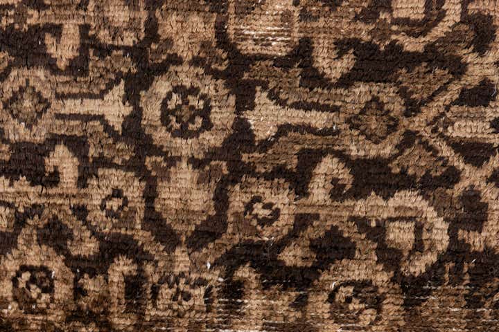 2' 10 x 11' 6 Hand Knotted Ultra Vintage Persian Wool Runner Rug
