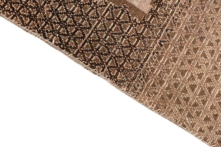 Detail image of 3' 2 x 7' 5 Hand Knotted Ultra Vintage Persian Wool Runner Rug