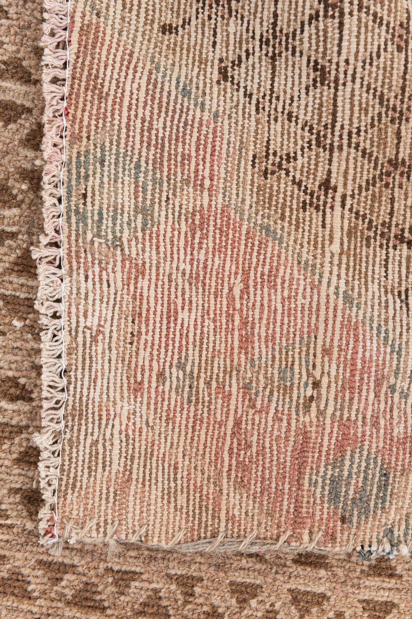 3' 2 x 7' 5 Hand Knotted Ultra Vintage Persian Wool Runner Rug