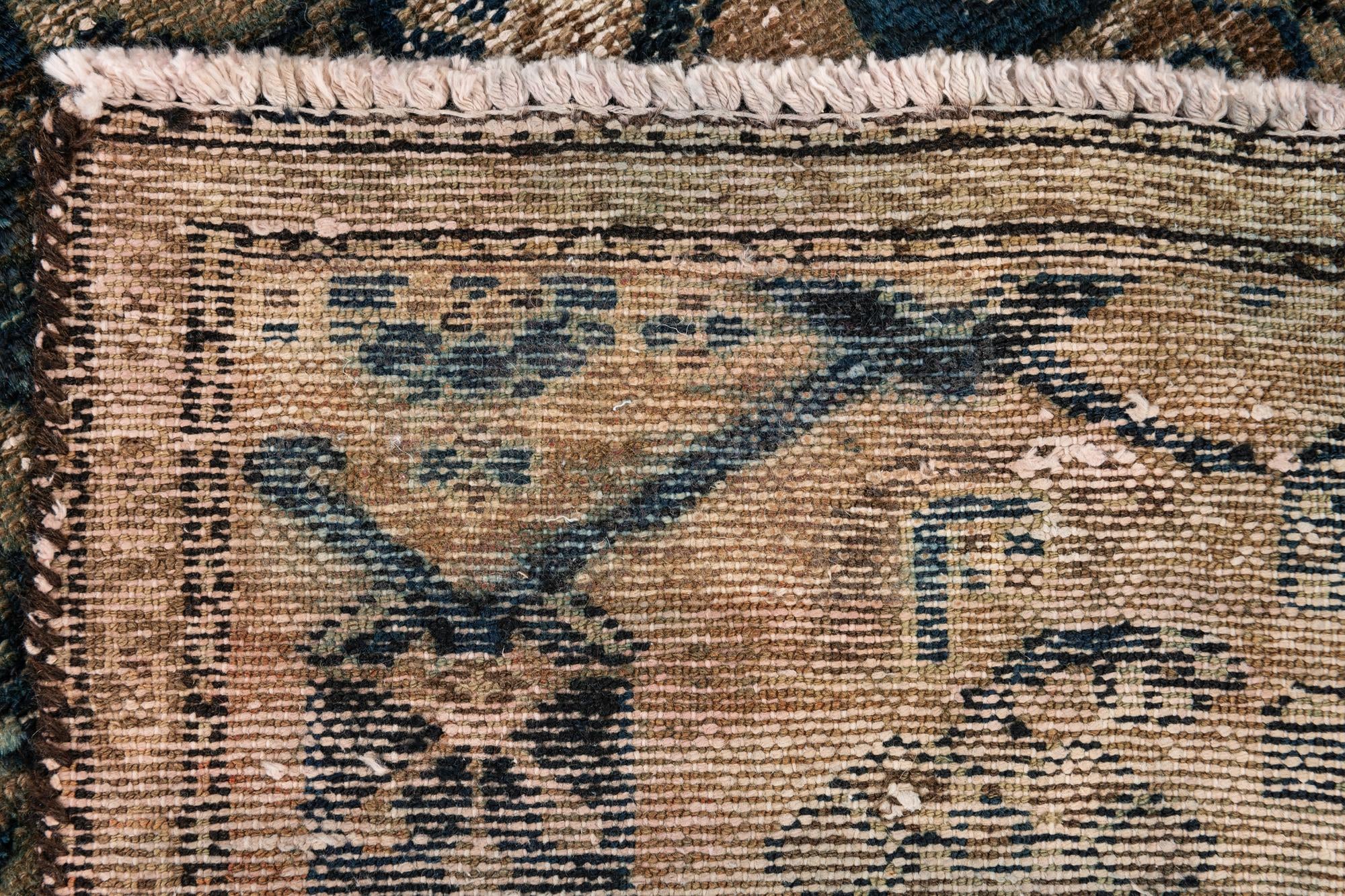 2' 7 x 6' Hand Knotted Ultra Vintage Persian Wool Runner Rug