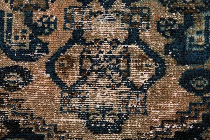 2' 7 x 6' Hand Knotted Ultra Vintage Persian Wool Runner Rug