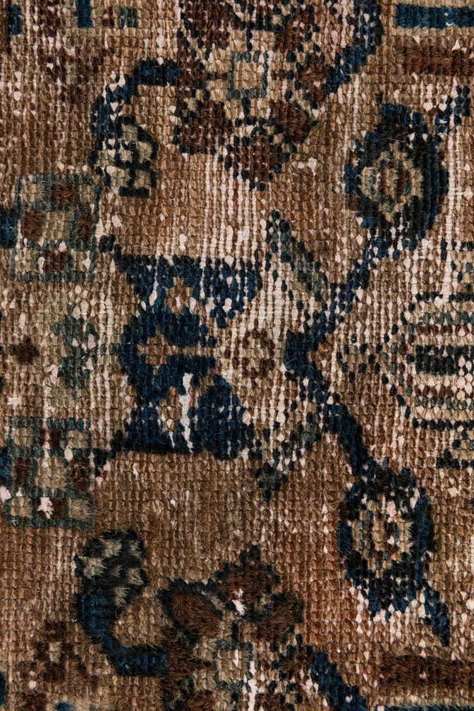 2' 7 x 6' Hand Knotted Ultra Vintage Persian Wool Runner Rug